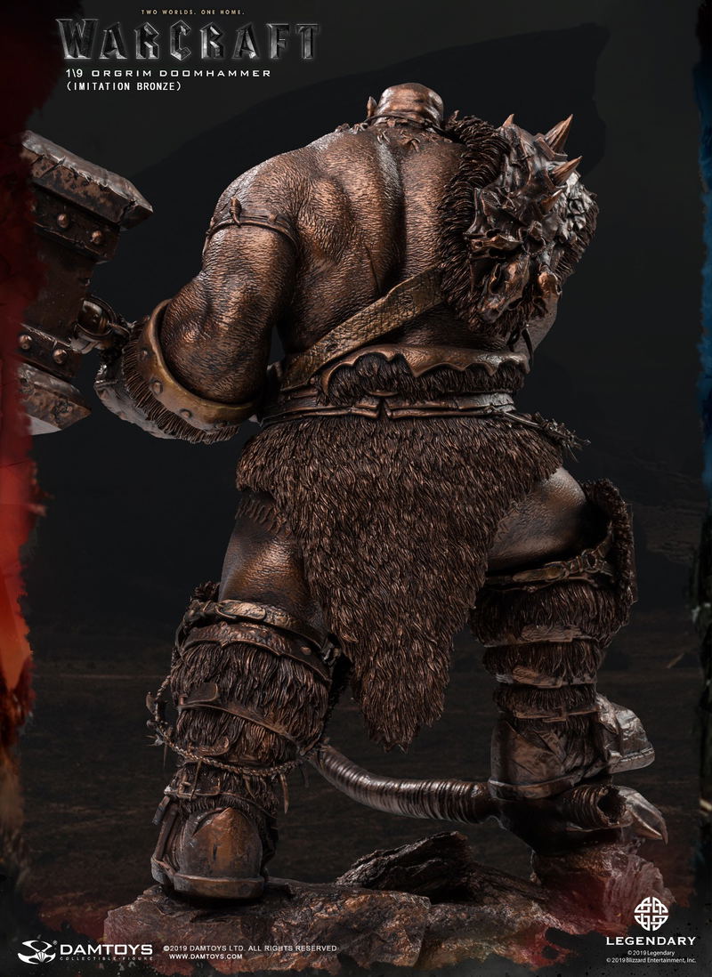 Warcraft 1/9 Scale Figure: Orgrim (Imitation Bronze) image 6