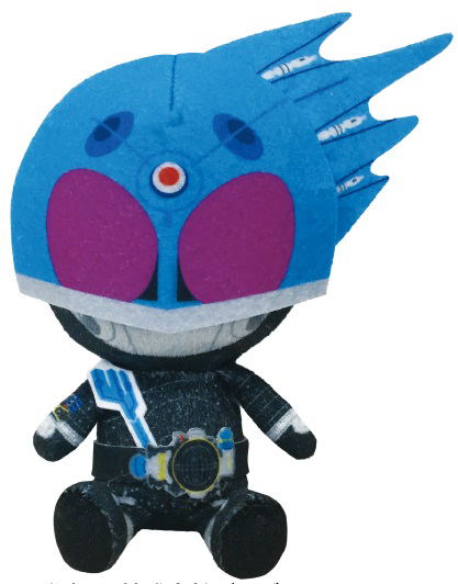Heisei Kamen Rider Chibi Plush Series Vol. 2: Kamen Rider Meteor image 1