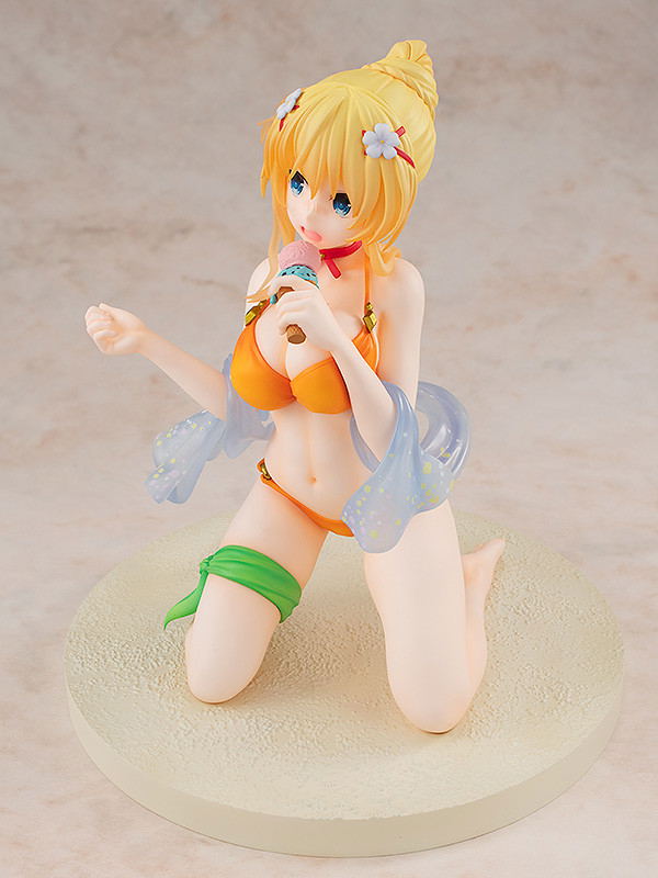 KD Colle Kono Subarashii Sekai ni Shukufuku wo! 1/7 Scale Pre-Painted Figure: Darkness Light Novel Swimsuit Ver. image 4