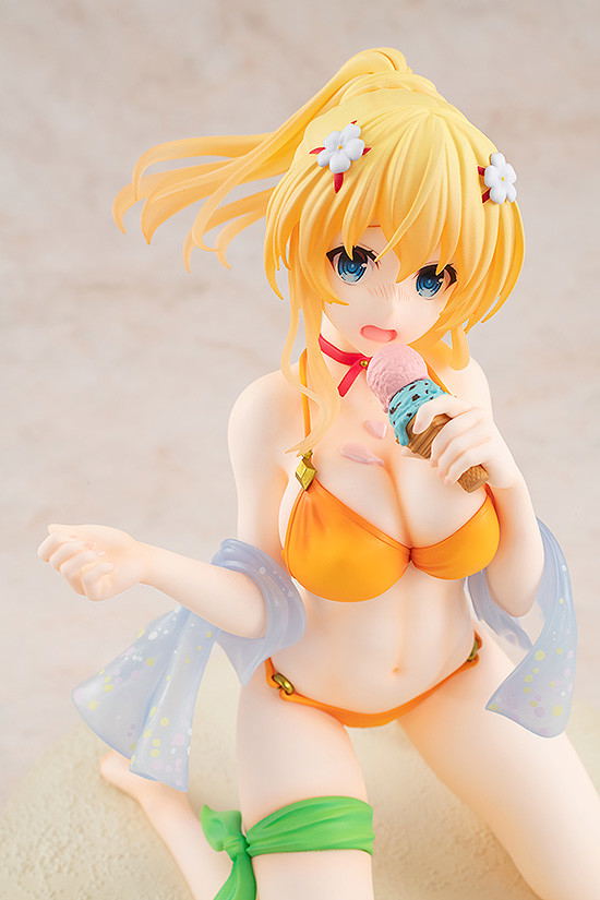KD Colle Kono Subarashii Sekai ni Shukufuku wo! 1/7 Scale Pre-Painted Figure: Darkness Light Novel Swimsuit Ver. image 9