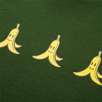 UT Mario Kart Friendship - Bananas Kids Pullover Hoodie Green (110cm Size)