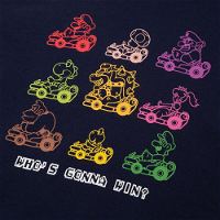 UT Mario Kart Friendship - Who’s Gonna Win? Kids Pullover Hoodie Navy (120cm Size)