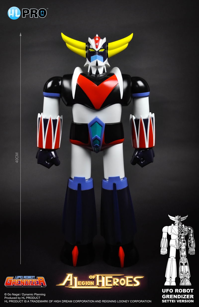 40cm Soft Vinyl Figure Series UFO Robot Grendizer: Grendizer Character Reference Ver. Repainting Color image 1