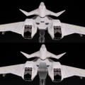 Ace Combat 7 Skies Unknown 1/144 Scale Model Kit: ADFX-10F thumbnail 9