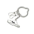 Dragon Quest Smile Slime Metal Key Ring: Liquid Metal Slime (Re-run) thumbnail 2