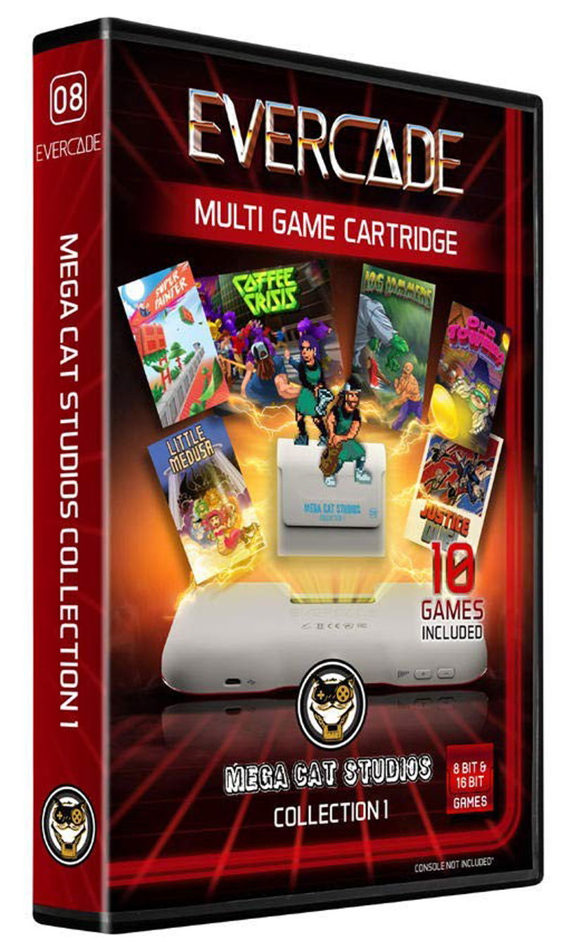 Evercade Multi Game Cartridge Mega Cat Studios Collection 1 — Import Game Deal