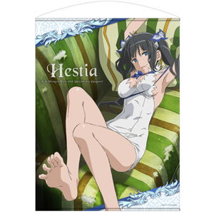 Is It Wrong to Try to Pick Up Girls in a Dungeon? II 100cm Wall Scroll: Hestia (Re-run)_