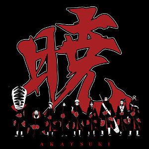 Naruto Shippuden - Akatsuki T-shirt Black (XL Size)