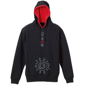 Naruto: Shippuden - Eight Trigrams Seal Pullover Hoodie Black x Red (XL Size)_