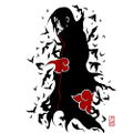 Naruto Shippuden - Itachi's Tsukuyomi T-shirt White (M Size) thumbnail 2