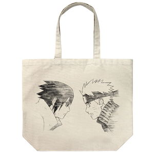 Naruto: Shippuden - Naruto And Sasuke Large Tote Bag Natural_