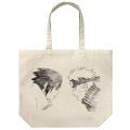 Naruto: Shippuden - Naruto And Sasuke Large Tote Bag Natural thumbnail 1