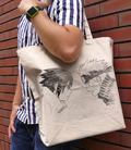 Naruto: Shippuden - Naruto And Sasuke Large Tote Bag Natural thumbnail 2