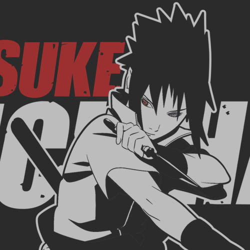 Naruto: Shippuden - Sasuke Uchiha T-shirt Sumi (S Size) image 2