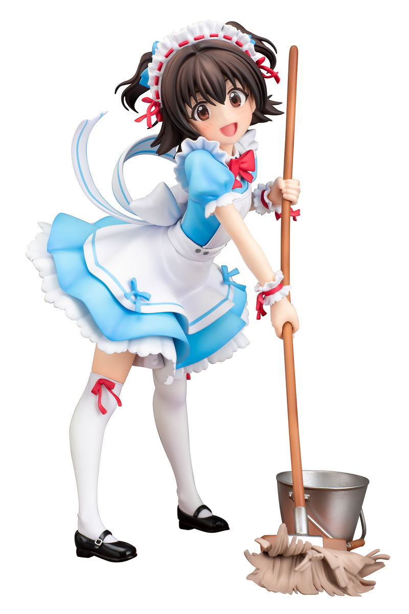 The Idolm@ster Cinderella Girls 1/7 Scale Pre-Painted Figure: Miria Akagi [Orikou Maid-san] image 1