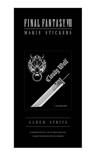 Final Fantasy VII Makie Sticker Cloud Strife image 1