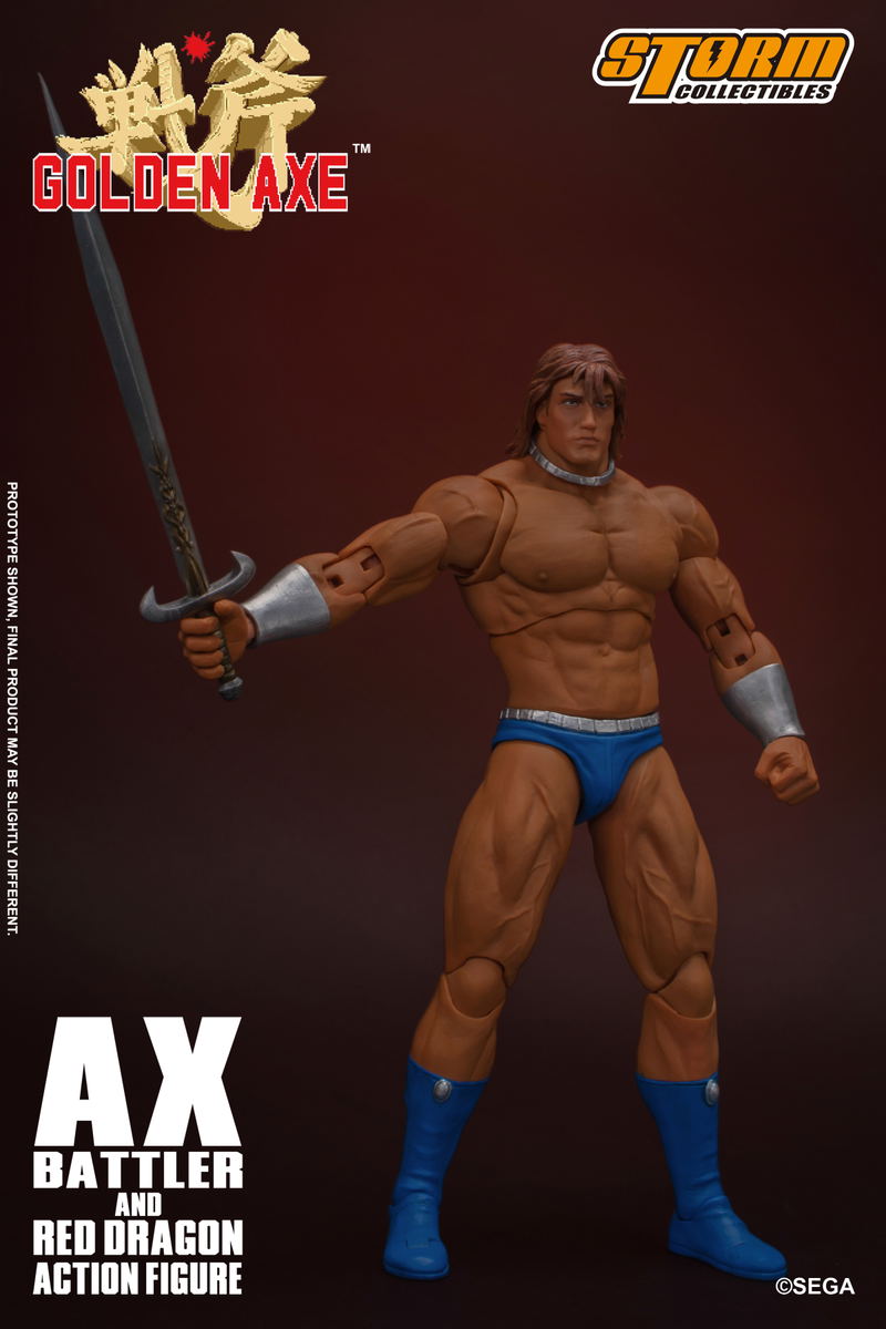 Golden Axe 1/12 Scale Pre-Painted Action Figure: Ax Battler & Red Dragon image 23
