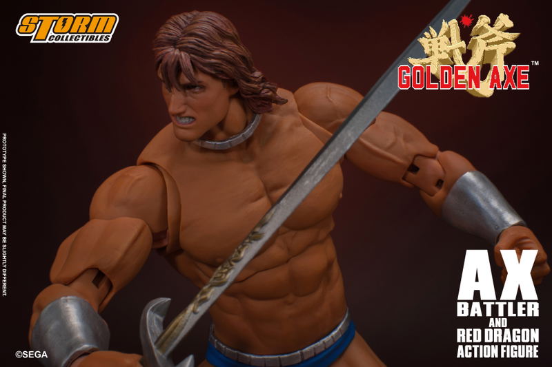 Golden Axe 1/12 Scale Pre-Painted Action Figure: Ax Battler & Red Dragon image 24