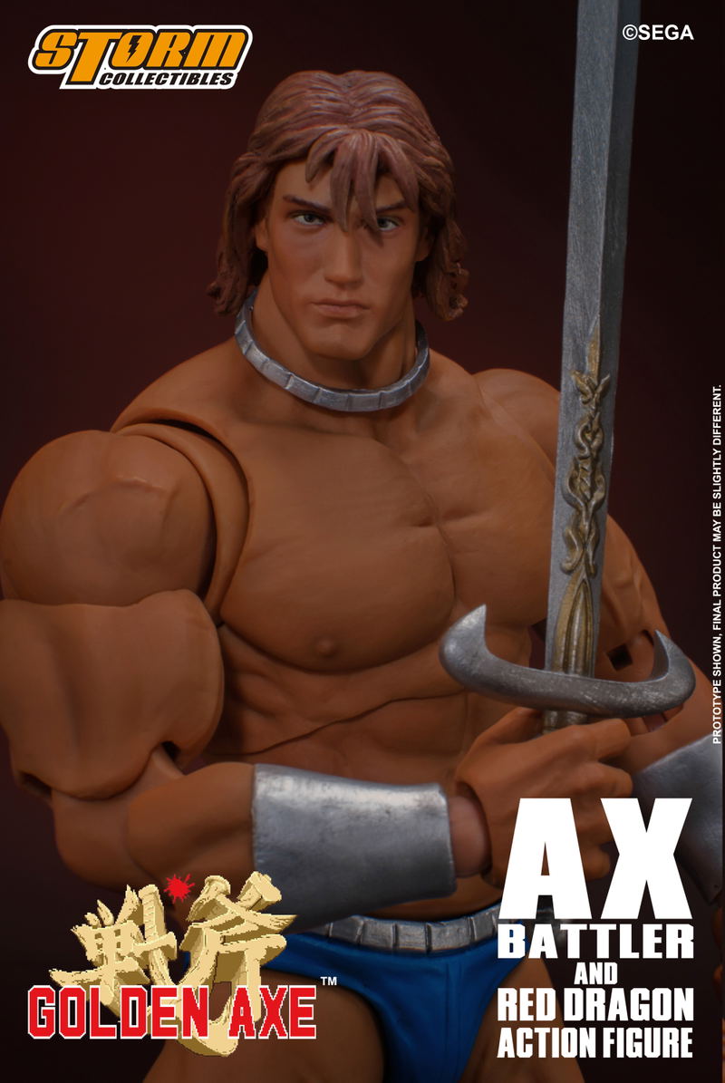 Golden Axe 1/12 Scale Pre-Painted Action Figure: Ax Battler & Red Dragon image 25