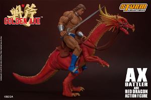 Golden Axe 1/12 Scale Pre-Painted Action Figure: Ax Battler & Red Dragon