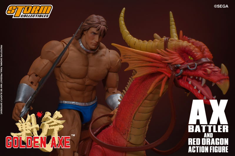 Golden Axe 1/12 Scale Pre-Painted Action Figure: Ax Battler & Red Dragon image 8