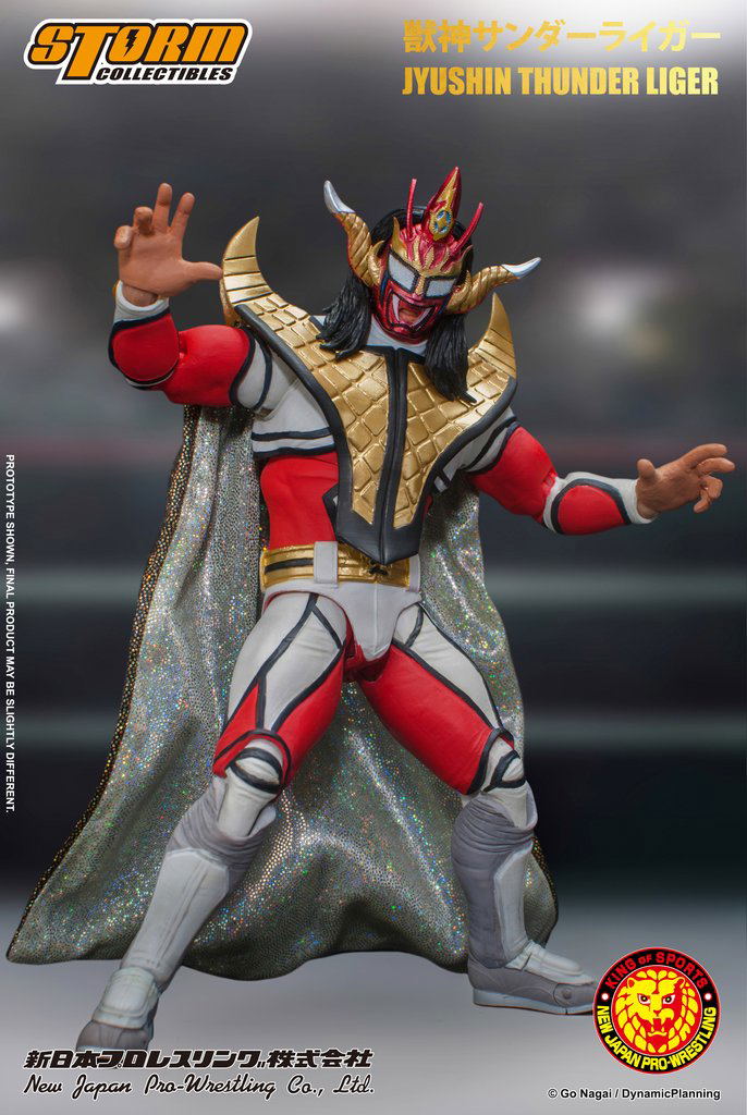 New Japan Pro-Wrestling 1/12 Scale Pre-Painted Action Figure: Jushin Thunder Liger image 2