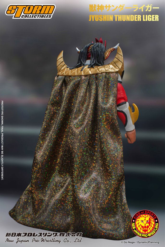 New Japan Pro-Wrestling 1/12 Scale Pre-Painted Action Figure: Jushin Thunder Liger image 3