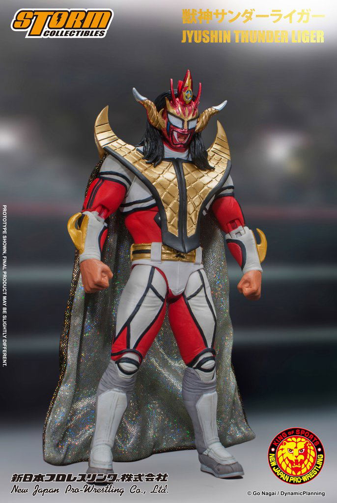 New Japan Pro-Wrestling 1/12 Scale Pre-Painted Action Figure: Jushin Thunder Liger image 4