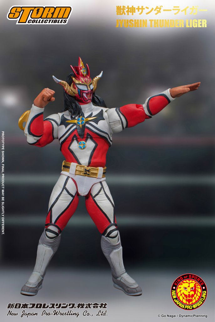 New Japan Pro-Wrestling 1/12 Scale Pre-Painted Action Figure: Jushin Thunder Liger image 5