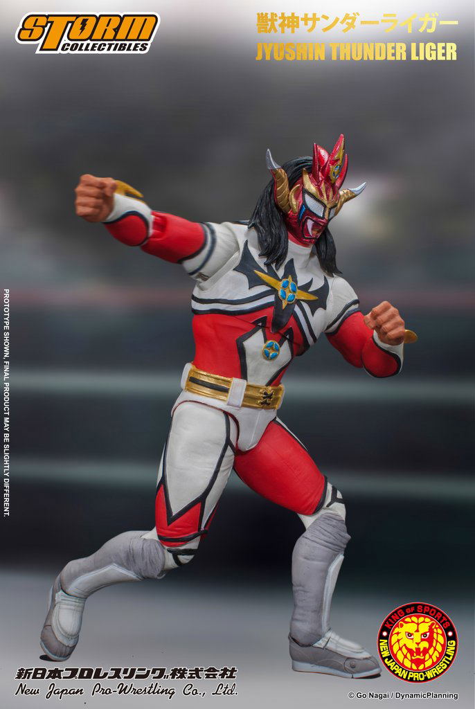 New Japan Pro-Wrestling 1/12 Scale Pre-Painted Action Figure: Jushin Thunder Liger image 6