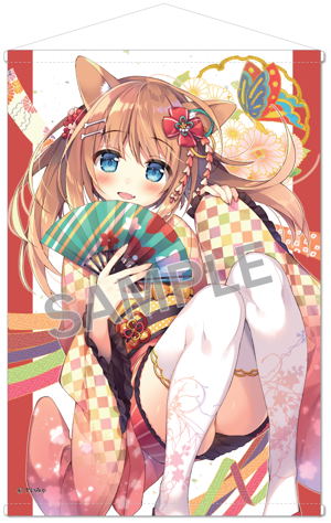 Suimya B2 Wall Scroll: Kimono Tsumiki-chan_