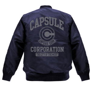 Dragon Ball Z - Capsule Corporation MA-1 Jacket Navy (L Size)_