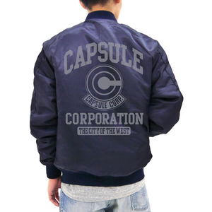 Dragon Ball Z - Capsule Corporation MA-1 Jacket Navy (L Size)_