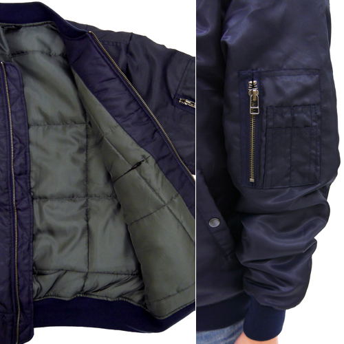 Dragon Ball Z - Capsule Corporation MA-1 Jacket Navy (L Size)