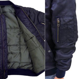 Dragon Ball Z - Capsule Corporation MA-1 Jacket Navy (L Size)_