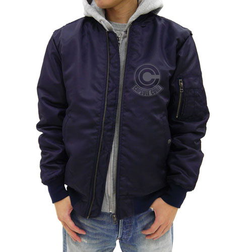 Dragon Ball Z - Capsule Corporation MA-1 Jacket Navy (M Size)
