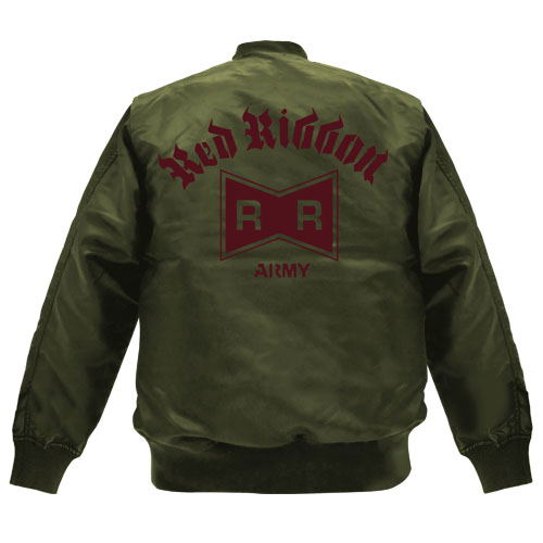 Dragon Ball Z - Red Ribbon Army MA-1 Jacket Moss (XL Size)