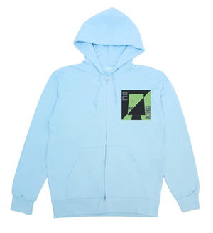 Kabukicho Sherlock - Bliking Zippered Hoodie Light Blue (S Size)_