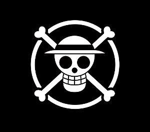 One Piece - Straw Hat Crew Jersey Dark Gray x Black (L Size)
