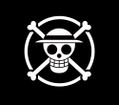 One Piece - Straw Hat Crew Jersey Dark Gray x Black (XL Size) thumbnail 3