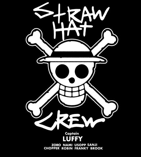 One Piece - Straw Hat Crew Jersey Dark Gray x Black (XL Size) image 4