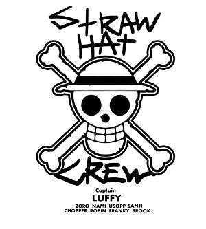One Piece - Straw Hat Crew Zippered Hoodie Mix Gray (L Size)