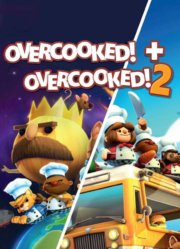 Overecooked Overcooked! 1 & 2 Bundle STEAM digital for Windows
