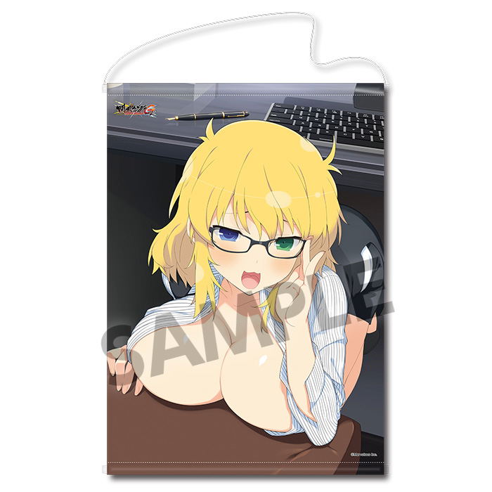Senran Kagura NewWave G Burst B2 Wall Scroll: Ryona Secretary Ver. image 1
