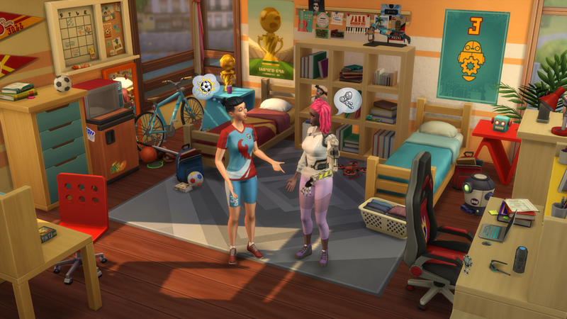 The Sims 4: Discover University (DLC) <span class="ext" style="background-color: #B0000F; color: #FFFFFF;">DLC</span> <span class="ext" style="background-color: #F96529; color: #FFFFFF;">Electronic Arts</span> <span class="ext ext_digital">digital</span> image 5