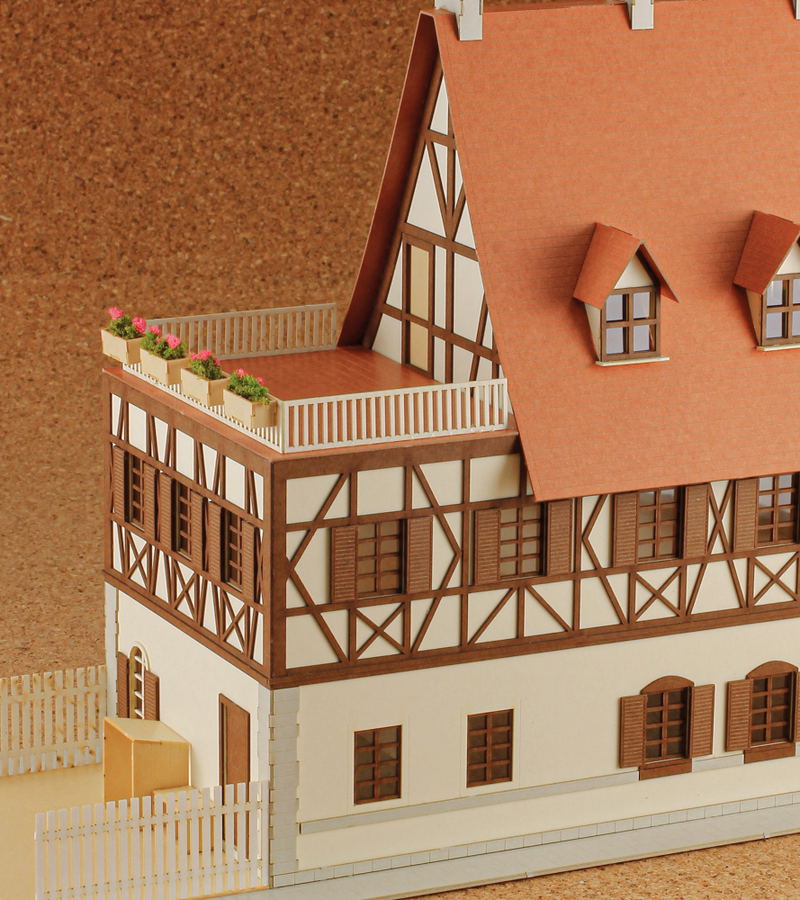 Ani-tecture 02 Is The Order A Rabbit?? 1/80 Paper Kit: Rabbit House image 3