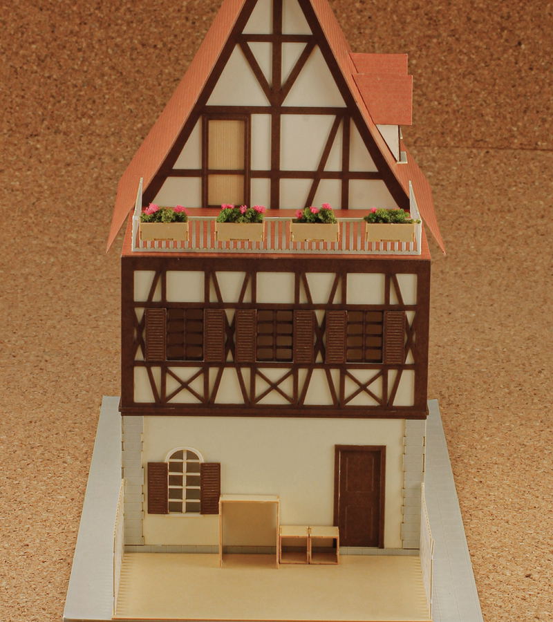 Ani-tecture 02 Is The Order A Rabbit?? 1/80 Paper Kit: Rabbit House image 5