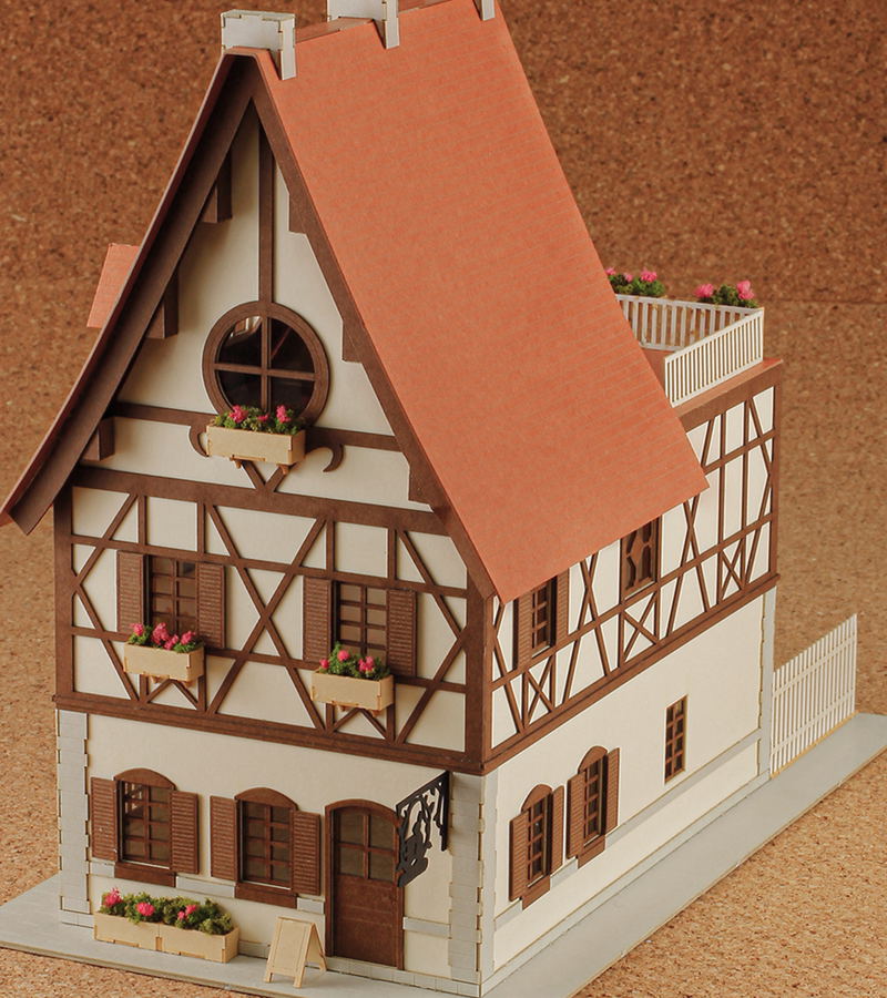 Ani-tecture 02 Is The Order A Rabbit?? 1/80 Paper Kit: Rabbit House image 8