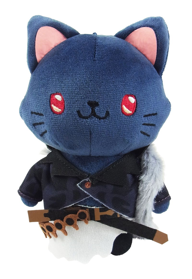 Granblue Fantasy with Cat Plush Keychain with Eye Mask: Belial image 1