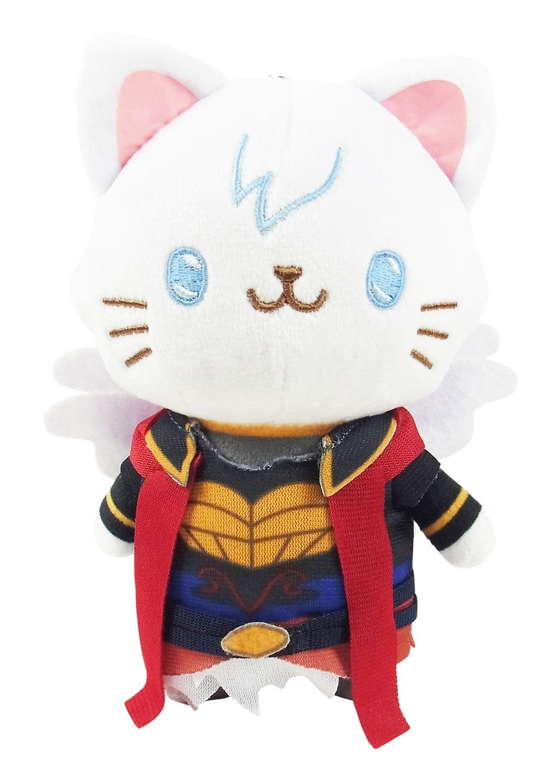 Granblue Fantasy with Cat Plush Keychain with Eye Mask: Lucifer image 1